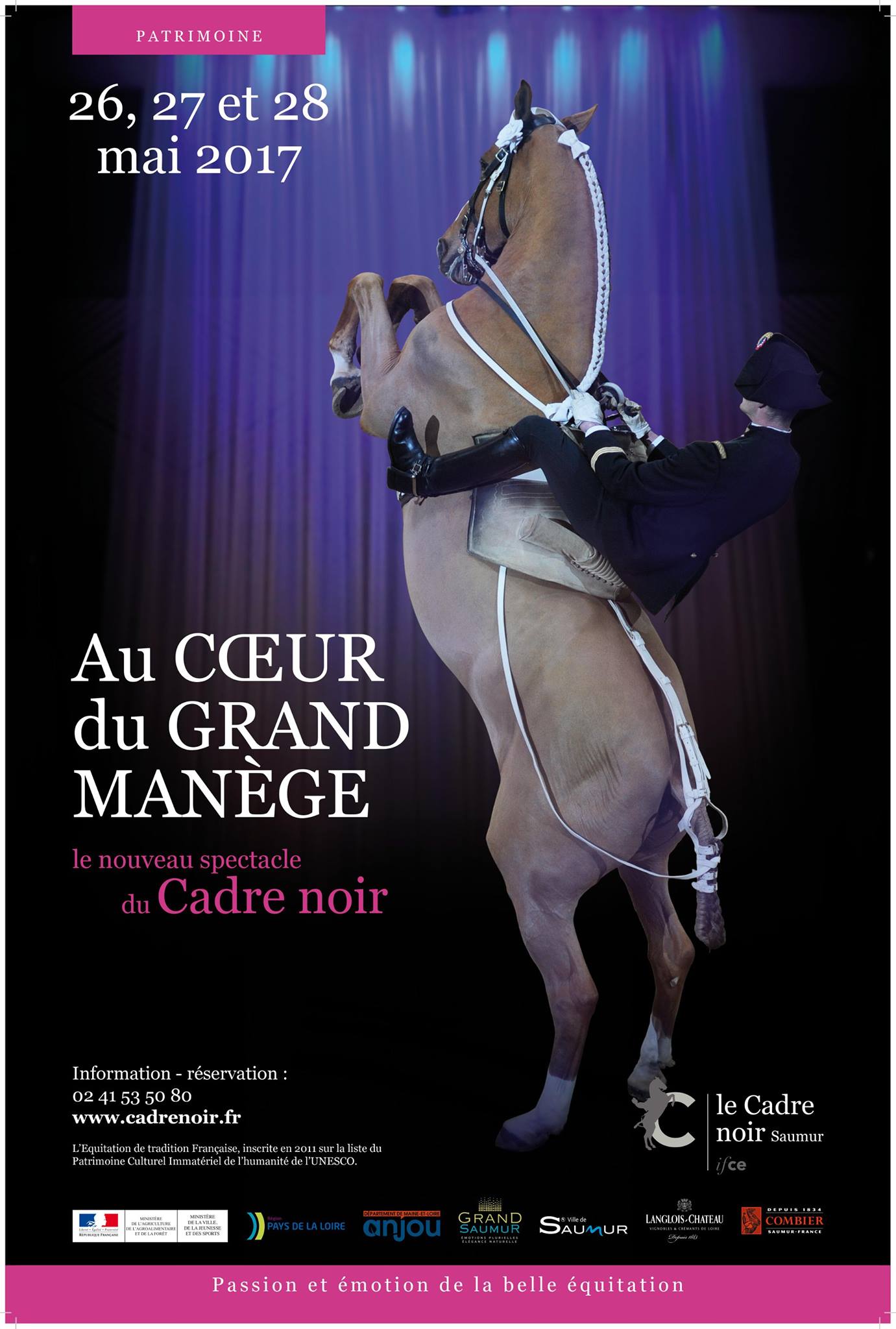 The Academic Cadre noir show Au cœur du Grand Manege