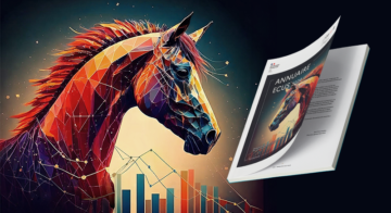 La couverture de l'ECUS 2024 est un cheval entouré d'histogrammes
